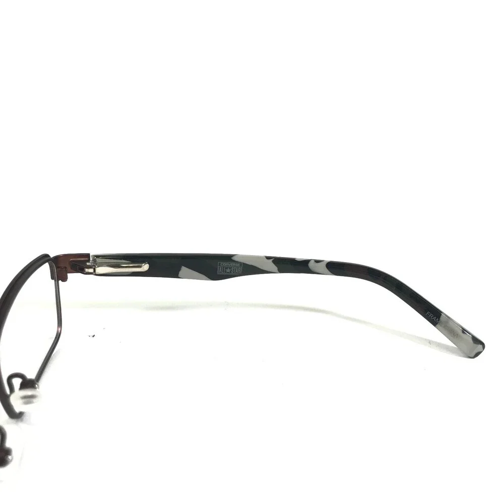 Converse Kids Eyeglasses Frames K012 BROWN Rectangular Full Rim 47-16-125